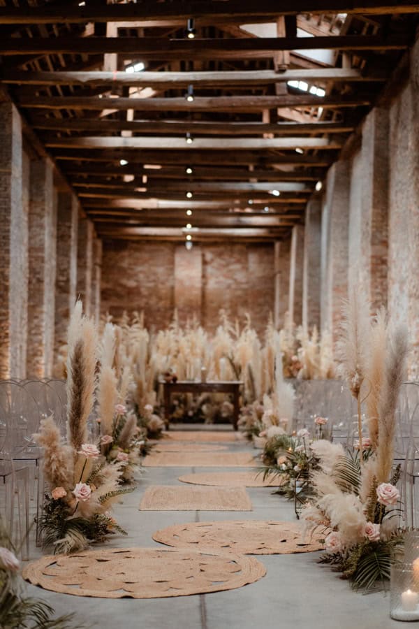 foto sala predisposta per il matrimonio di Gabriele e Chiara